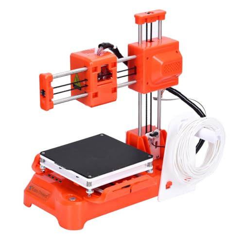 Super Mini Desktop Pequena Impressora 3D, sem cama aquecida, impressão de uma tecla com cartão TF, m
