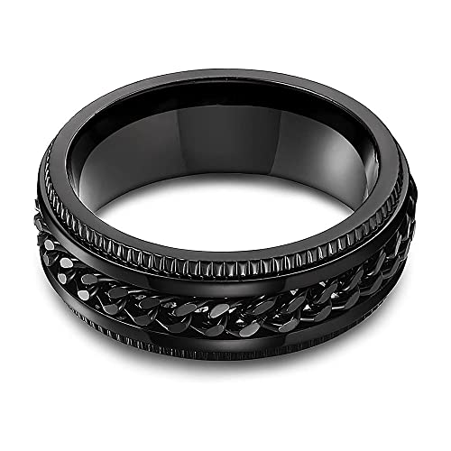 Image of Men's Stainless Steel Western Style Band Rings Collection for Men /Boy's
