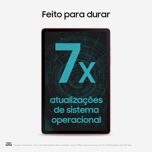 Galaxy Tab S10 Lite, 128GB, Tela 10.9", WIFI, Vermelho - Imagem 8