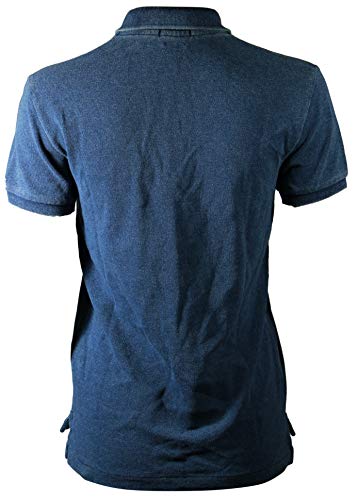 Image of Polo Ralph Lauren Womens Classic Fit Mesh Polo Shirt (S, Indigo Blue (Red Pony))