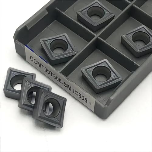 10 piezas insertos CCMT09T308 SM IC908 para torno miniatura 2