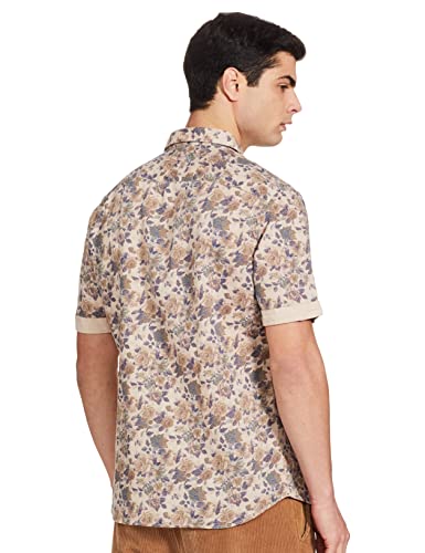 Image of Marks & Spencer Mens Solid Polyester Blend Collared Neck Regular Fit Easy Iron Shirt (Pack of 2)