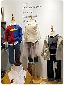 Mannequin Torso Body with Stand, 2/4/6/8 Years Old Toddler/Infants/Dress Form Half Manikin, Children's Clothes Garments Display Stand Interesting