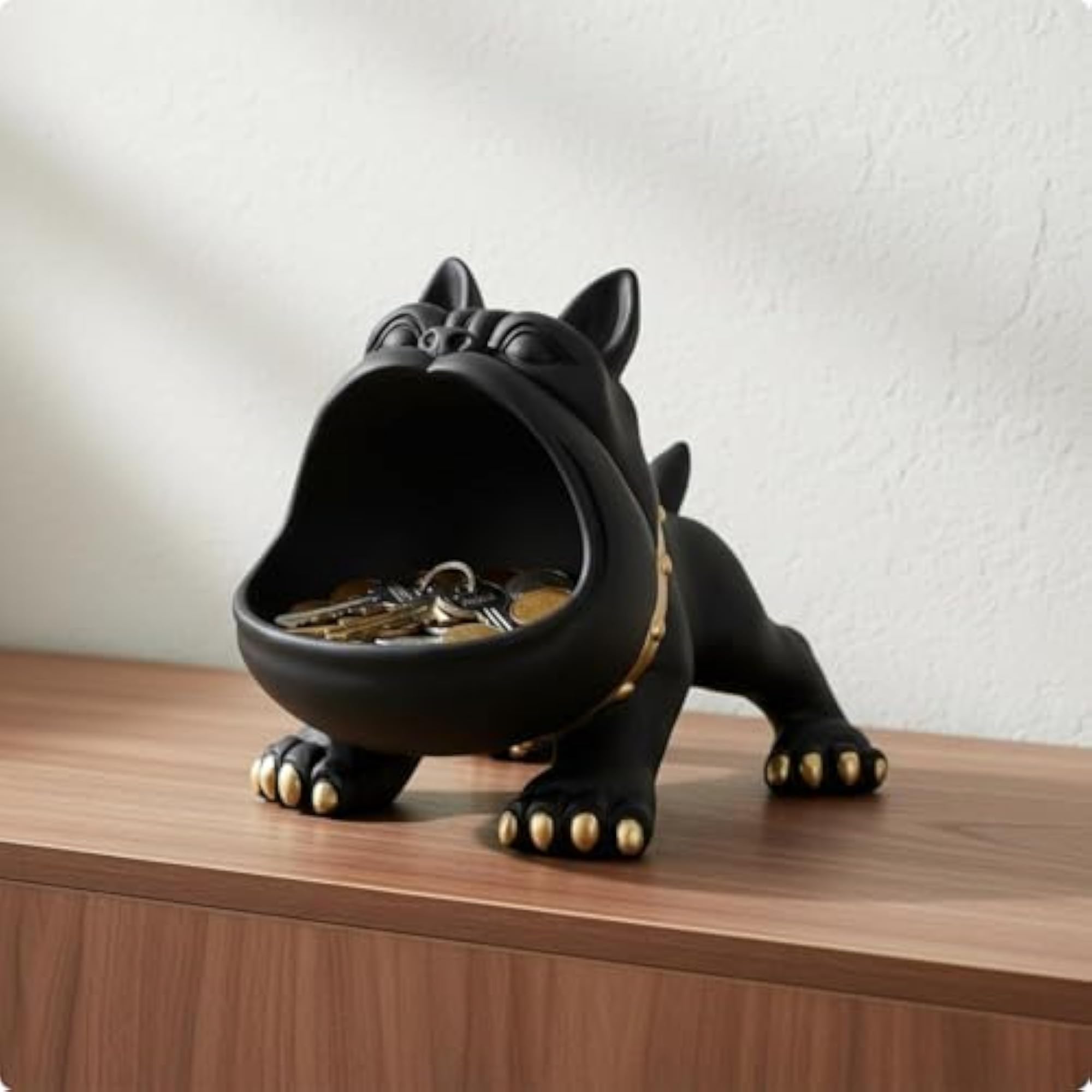 French Canine Key Bowl, Entryway Organizer