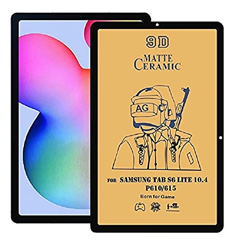 COVER CAPITAL Tablet Matte Screen Guard For For Samsung Galaxy Tab S6 Lite 10.4" Inch (SM-P610 T615) -Black Edges [Matte Feel Temper(Its Not Glass)] (B09GW68R82) Amazon Price History, Amazon Price Tracker