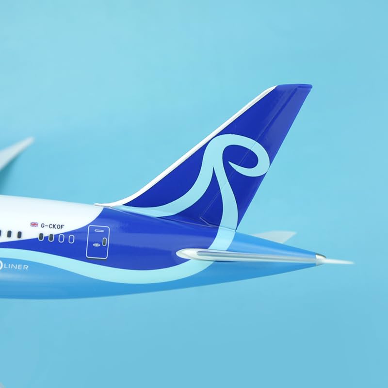 Modello Aereo Norse Atlantic Boeing 787-9 LN-FND 1/200 Scala Modello Aereo, perfetto per la visualizzazione, lunghezza 31,5 cm, viene fornito con un supporto