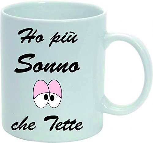 Tazza In Ceramica Per Nonna – 350 Ml – “Attestato Super Nonna” Con Gufo E Gufetta – Regalo Festa Dei Nonni Originale
