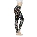 Produktbild Agroupdream Damen-Trainings-Leggings, Capri, Sport, Laufen, Yoga, Fitness, Outdoor Gr. XXX-Large, Math Formula Black