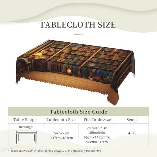 Nappe rectangulaire rétro imprimée lavable pour table de jardin - 7