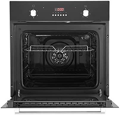 Cookology FOD602BK Large Built-in Electric True Fan Oven in Black - 60 Litre Capacity - Easy Programmable Timer - Digital Clock - Defrost Setting - Grill Mode - Image 5