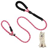 【Material de Alta Calidad】La correa del perro está hecha de cuerdas de nylon de escalada y metal fuerte, además de un diseño único de capa anti-mordedura de alta densidad en el interior. La longitud total de esta correa es de 18cm/7,09 pulgadas y el peso es de 0,2 kg/0,44 libras.