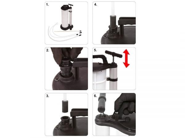 Step-by-step assembly guide for the YATO YT-07087 pump