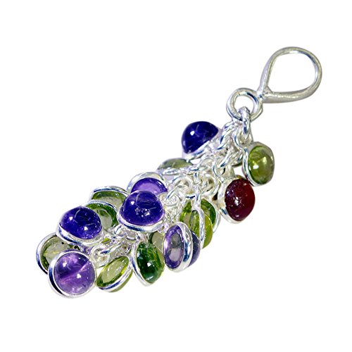 Pendentif en pierre naturelle et argent fait main à offrir en cadeau pour un collier unique