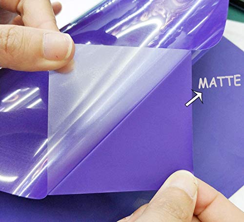 HIKENRI Vinile Termoadesivo per Tessuti 30.5 × 305 cm,Pellicola per Plotter in vinile a Trasferimento Termico,Facile da Tagliare e Eliminare,Vinile Permanente per T-Shirt Viola