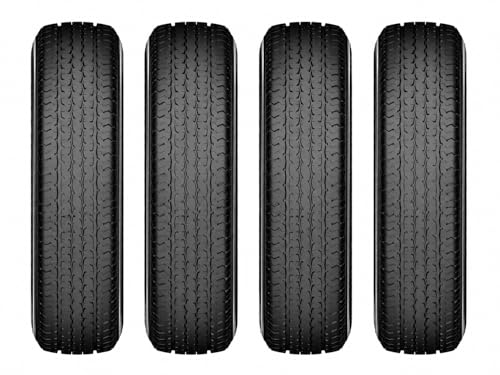 HORSESHOE LIPIZZAN 4 New ST205/75R14 10PR ST-KING II Steel Belted Radial LRE Super Heavy Duty Premium Trailer Tire w/Featured Rim-Guard-Wall 109/104M 81mph BSW 205 75 14 A/T A/S (4 ST 205/75R14 10PR)