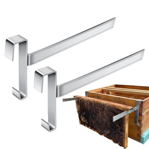 Support de Cadre de Ruche, Perchoir à Cadre de Ruche Abeille, Acier Inoxydable Porte Cadre de Ruche Support de Cadres d'apiculture, Fournitures d'apiculture Outil d'apiculture Accessoires d'apiculteur