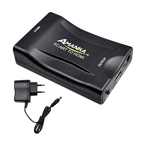 AMANKA - Convertitore da Scart a HDMI, adattatore