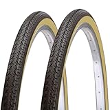 2 Cubiertas 26x 1 3/8 650x35A (37-590) Negro-Crema