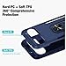 Bonkier for Google Pixel 9 Case [15 FT Military Grade Drop Protection] with Screen Protector & Lens Protector Heavy-Duty Shockproof Kickstand Case for Pixel 9 (Blue)