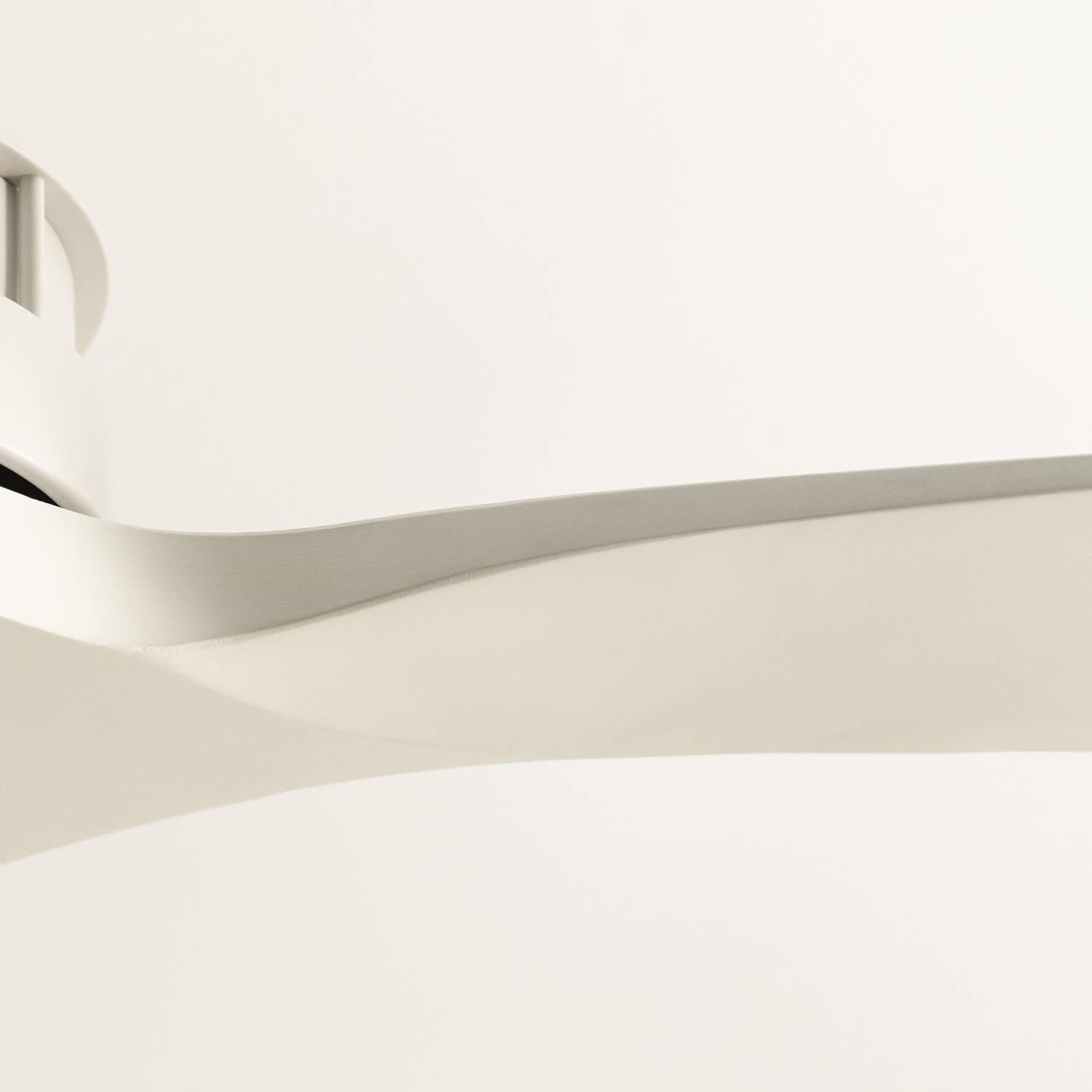 CREATE / WINDLARGE/Ventilateur de plafond avec télécommande et Wifi, blanc pales blanches / 40W, silencieux, Ø152 cm, 6 vitesses, minuterie, 2 hauteurs, moteur DC, fonction été-hiver