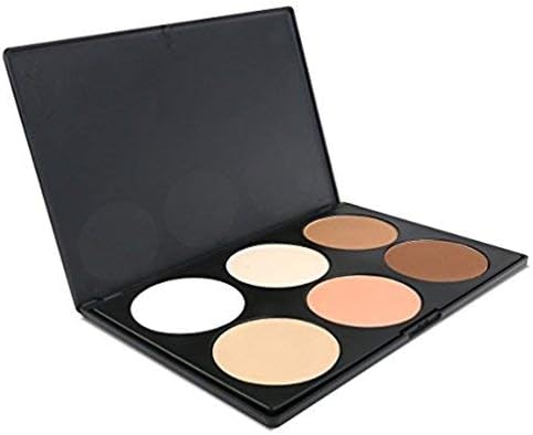iMeasy Makeup Contour Kit Highlight and Bronzing Powder Palette Pigment Blush Palette - 12 Color Eyeshadow with Brush