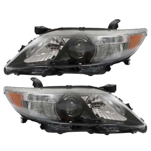 labwork Headlights Replacement for Camry SE 2010 2011 Headlamps Halogen Headlights Passenger and Driver Side