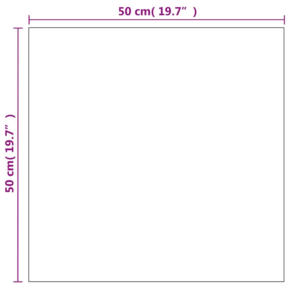 vidaXL Wandspiegel 2 st. 50x50 cm Vierkant glas