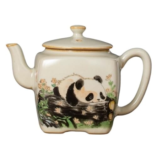 Té de cerámica para uso personal con filtro y diseño compacto miniatura 1