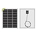 Newpowa® Panneau solaire monocristallin 25 W 20 W 12 V Mini courant solaire pour ventilateur, balcon, chauffage de piscine, autres systèmes de charge solaire hors grille