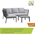 Patioco Lounge-Set Alex Ecksofa Anthrazit