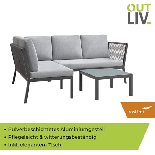 Gestaltete Ruhe in Anthrazit