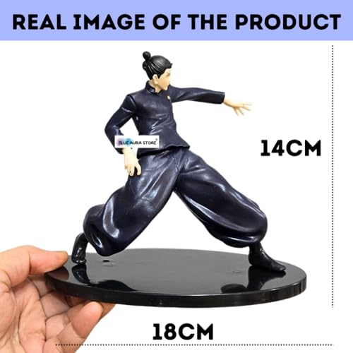 Image of Blue Aura Jujutsu Kaisen Suguru Geto Action Figure Collectible Height-14cm Anime Figure | Geto Fight Mode