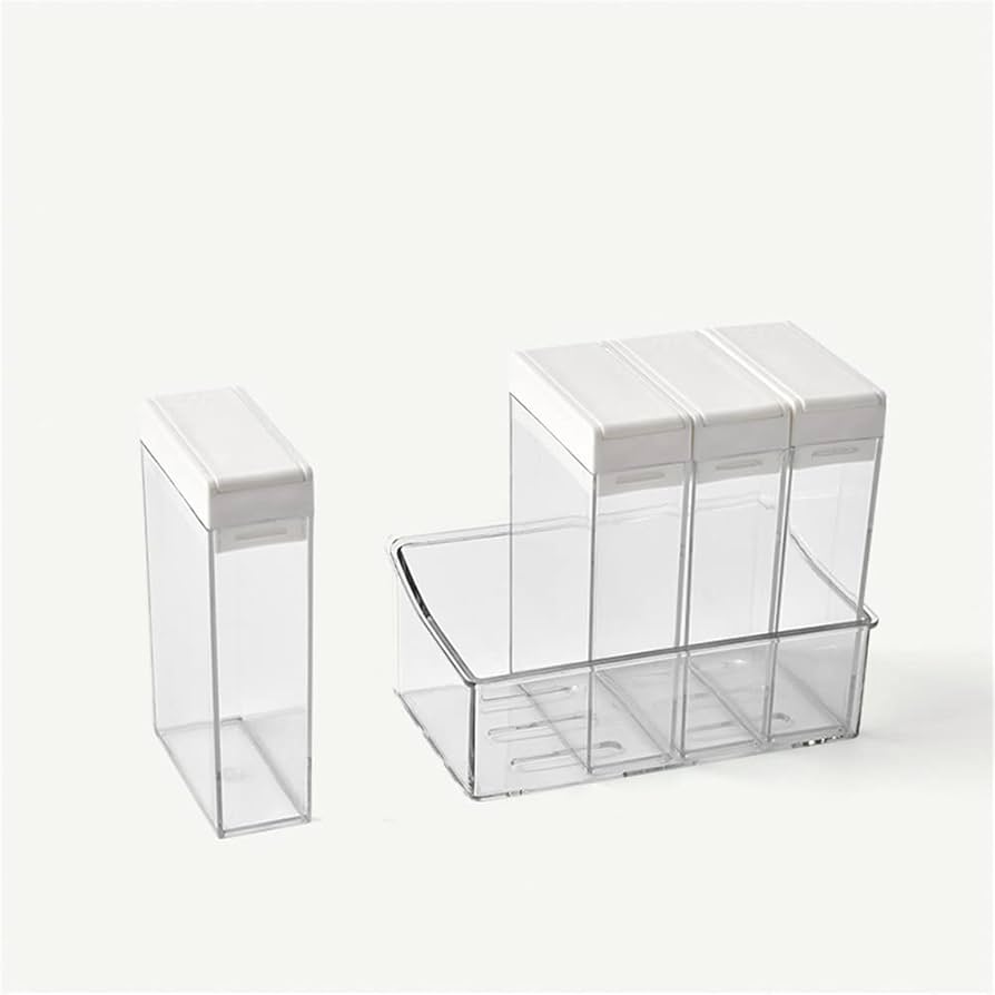 Amazon｜調味料ケースセット家庭用キッチン用品塩糖味の素4コマ