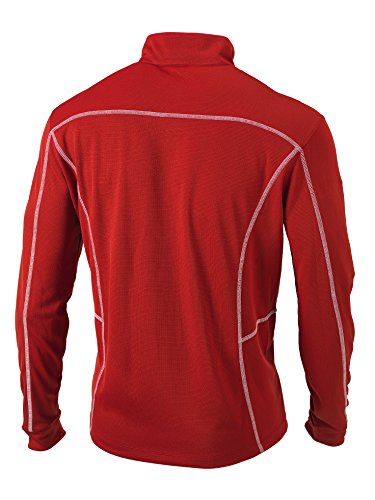 Columbia Omni-Wick Shotgun 1/4 Zip, Intense Red, Large #TOP4