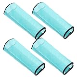BUGUUYO 4 Piezas Mallas Antimoscas Transpirables para Caballos de Protectores de Malla Diseño Elástico para Seguro y Cómodo y Reduce Pisoteo Fácil de Poner y Quitar