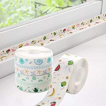 geer enterprise Seal Strip Anti-Collision Waterproof Self Adhesive Caulk Strip Sealing Tape for Sink Bathroom Kitchen (3)