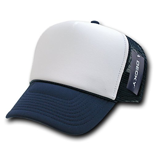 DECKY Mens Trucker Baseball-caps, Navy