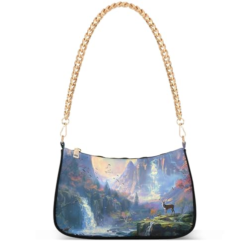 Easter Eggs Rabbit Meadow Cute Purses Women Hobo Party Purse Women Small Cute Handbags Cartoon Small Shoulder Bag