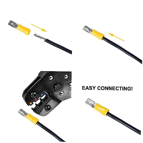 Kit de terminaux à anneau Zerodeko et connecteurs à sertir pour électricité - 3