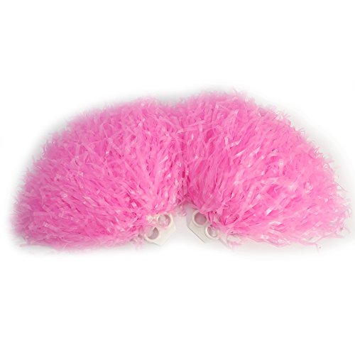 VGEBY 2 Pcs Cheerleader Pom Poms Cheerleading Sport Party Dance Accessories, 8 Colors to Choose