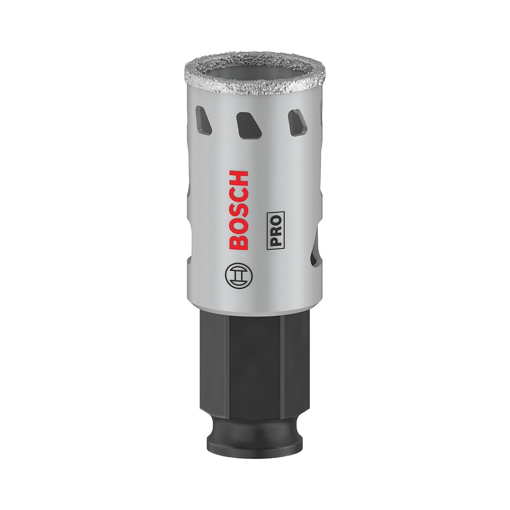 Bosch PRO Power Change Plus Diamond Grit Tile Hole Saw 25mm