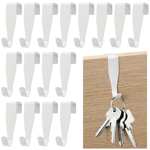 Okoss 16 Stück Fensterhaken Zum Einhängen Türhaken Fensterhaken Zum Einhängen Praktische Haken zum Einhängen für Türen Fenster Schranktüren und Zimmertüren