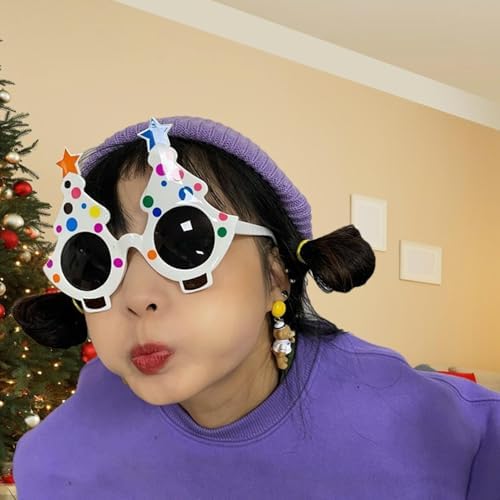Lustig Weihnachtsbaum-Brille Sonnenbrille Für Das  Produktbild-Vorschau 7