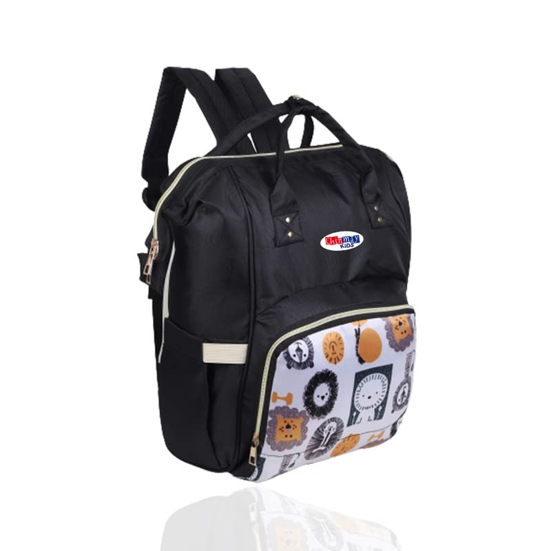 Chinmay Kids Diaper Bag Printed Waterproof Multifunctional Travel Backpack For New Born Backpack Diaper Bag,Blue-image-31