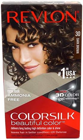 Revlon ColorSilk Hair Color, 30 Dark Brown 1 ea