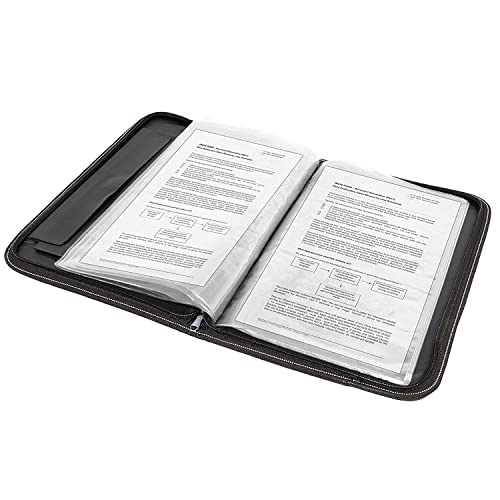 Image of PU Leather Multipurpose File Sleeve to Store A4 Professional Files and Folders, Certificate, Legal Size Documents Holder and for Men and Women (Multicolor) (18 Sleeve-2PCS)