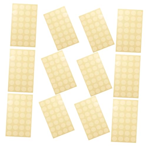 Etiquetas de refuerzo transparentes VILLCASE autoadhesivas para reparación de papel de oficina 4