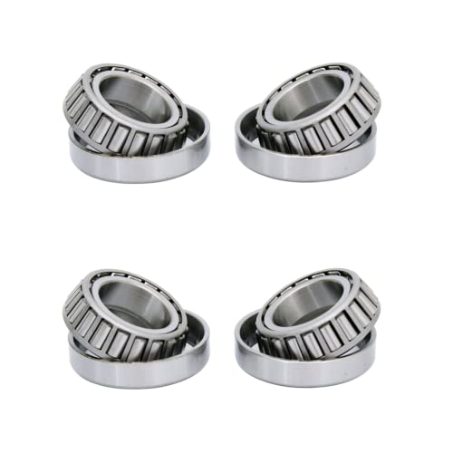 Ucut 211-0025*2 4 Sets Wheel Bearings - L44649/L44610 - Id 1.0625 Inch X Od 1.980", Tapered Roller Bearings Cup And Cone cover