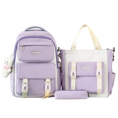 Amythe Set Schulrucksack Mädchen 3 Teilig, 2025 Schulranzen mit...