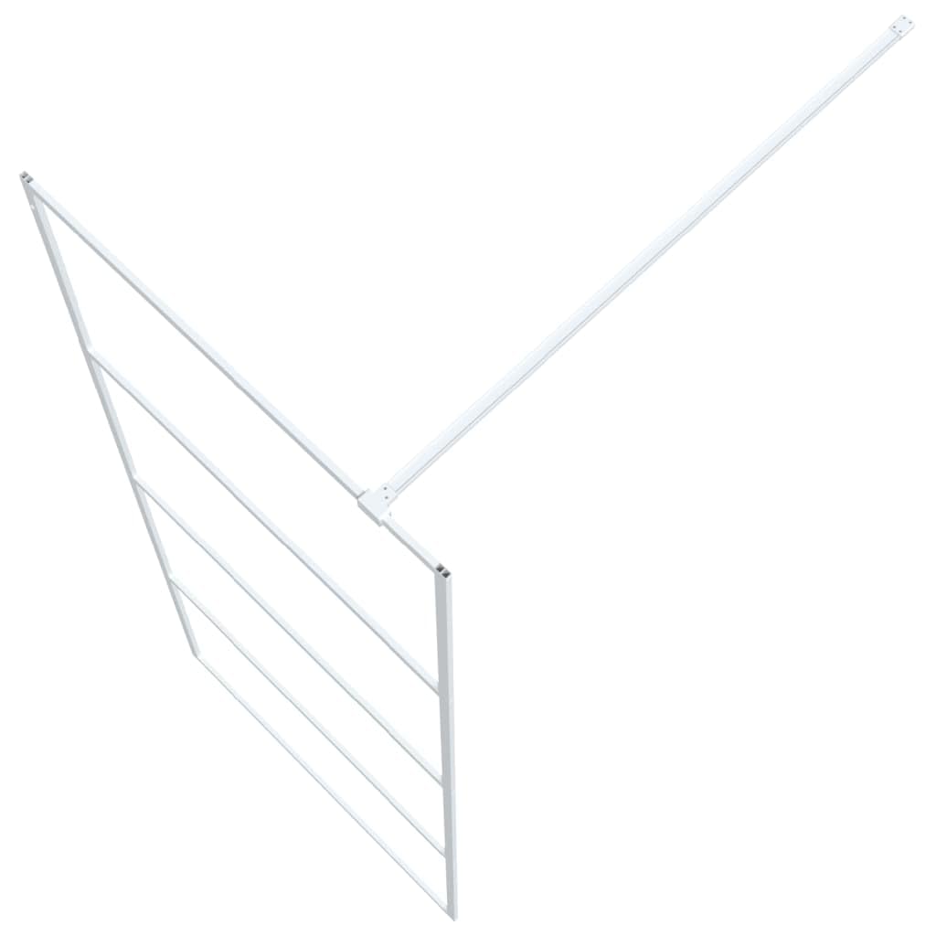 INLIFE Mampara de ducha de cristal templado transparente, 80 x 195 cm, 21,2 kg, 152140
